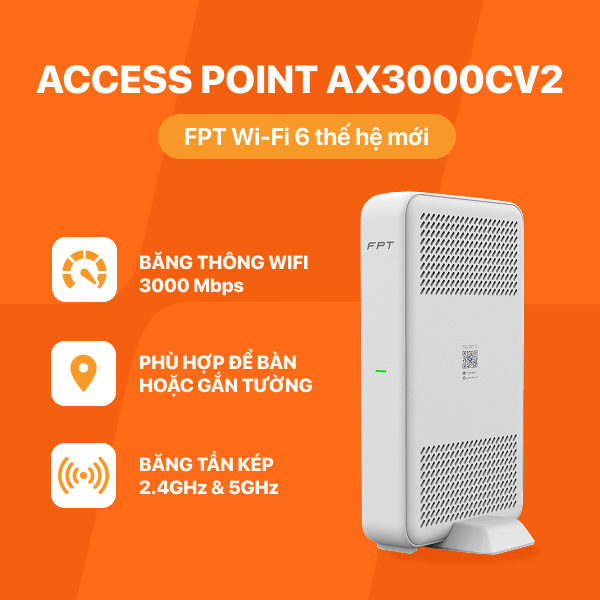 Thiết bị Access Point AX3000CV2 (used - like new)